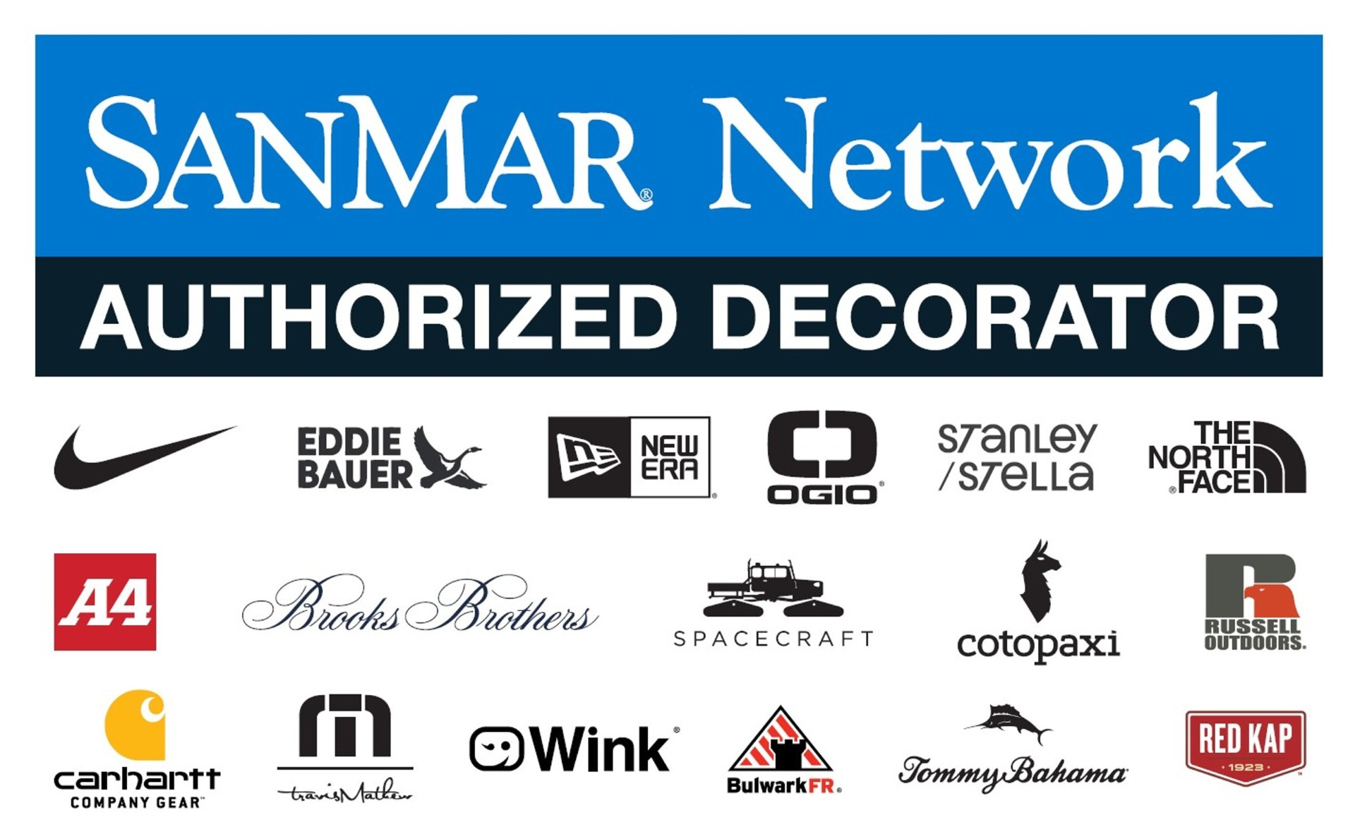 SanMar Authorized Decorator